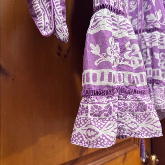 FARM Rio Purple and White Patterned Blouse - Picture 6 of 6